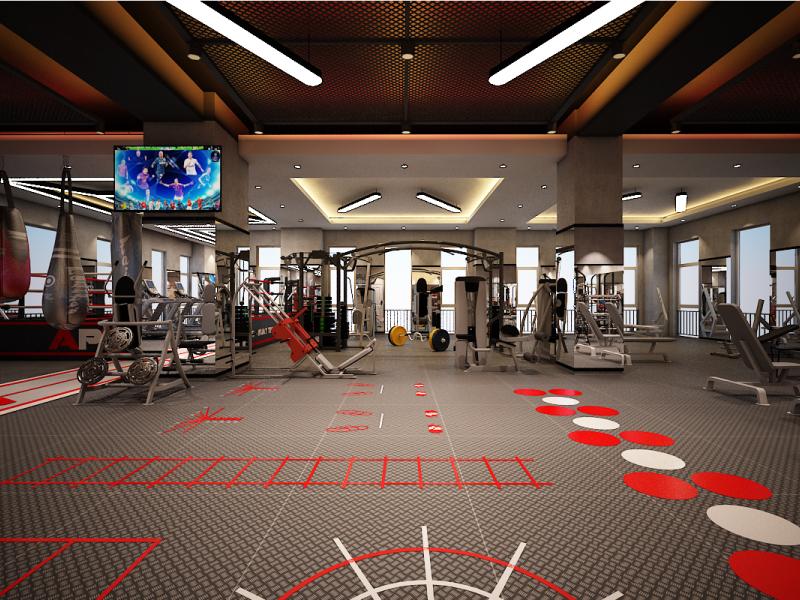 Thiết kế mặt bằng xây dựng cho phòng gym