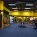 Mẫu thiết kế phòng gym màu vàng 1